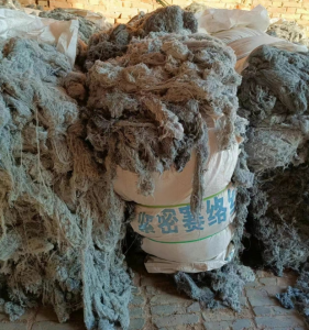 黏胶回丝麻灰色9.6米一车出售