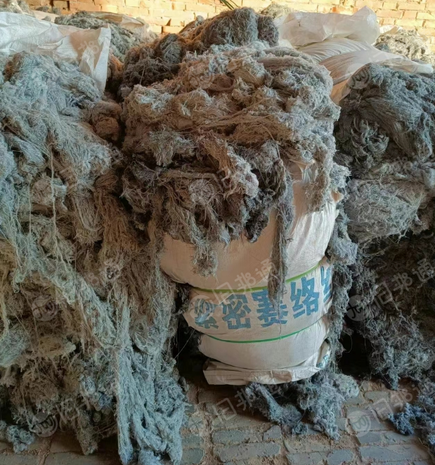 黏胶回丝麻灰色9.6米一车出售