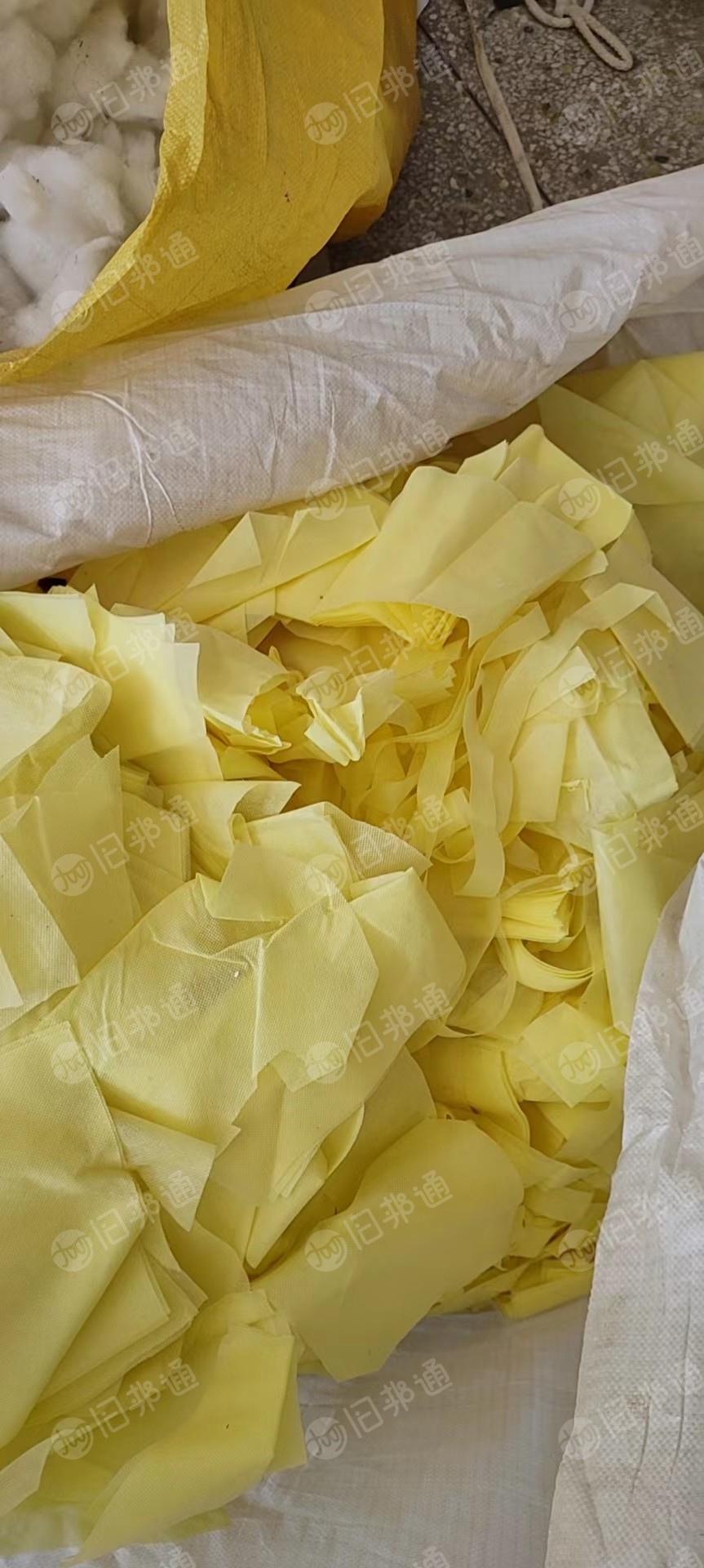 纯PP无纺布下脚料出售,现货20来吨。