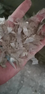 透明丙破碎料（饭盒破碎料），月供100多吨