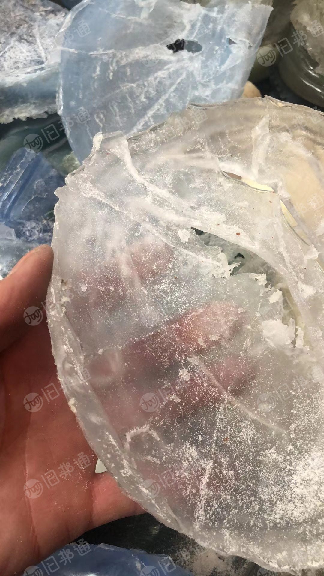 透明PVC机头料,块料,中软性的现货15吨出售
