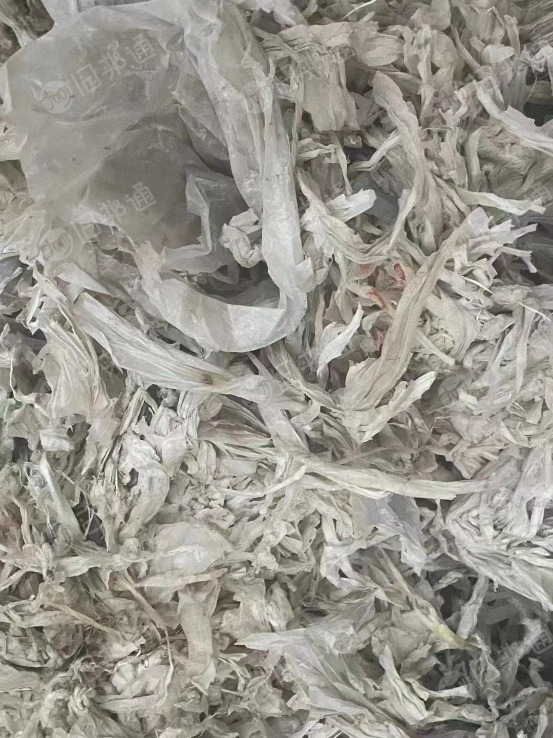 清洗好的纸厂废料,已打包,大量出售
