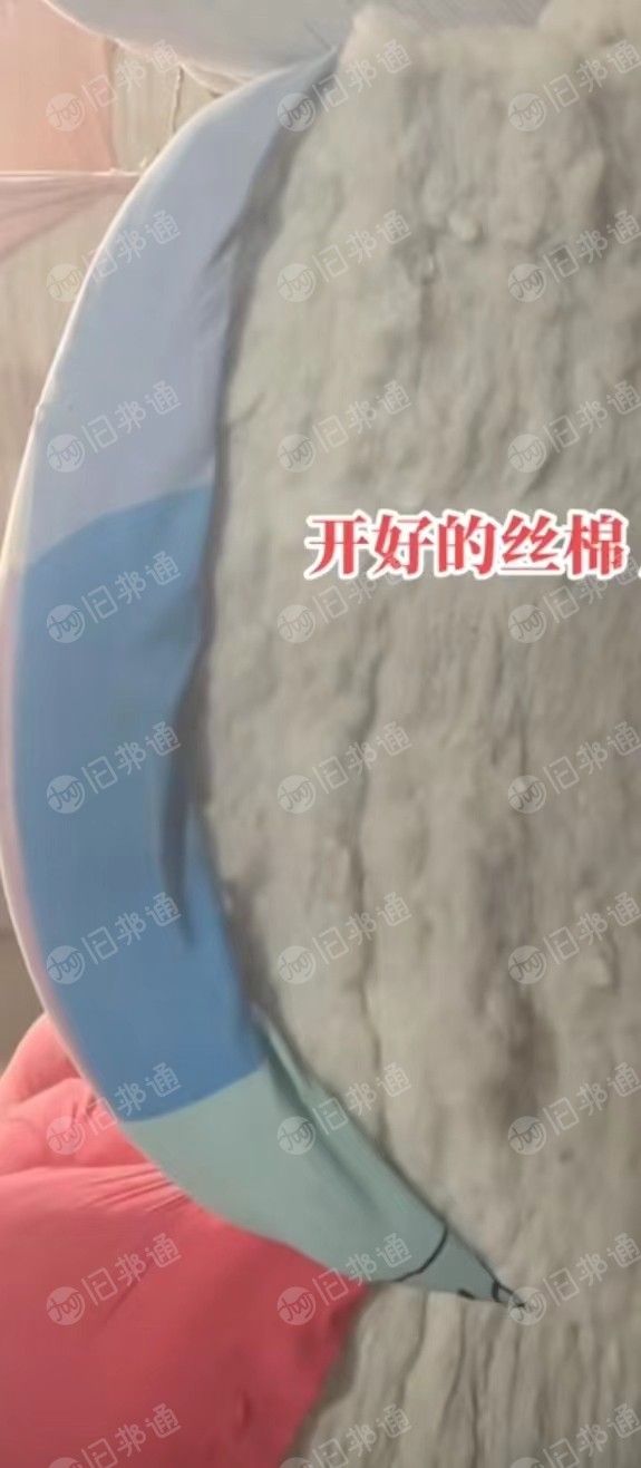 开松好的丝绵,枕芯棉,化纤开松棉,被子棉等,长期大量出售