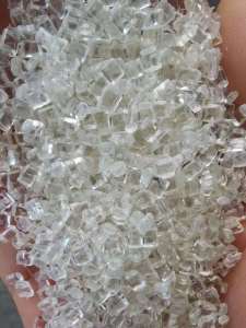 一级吸塑片破碎料14筛网，再生聚酯切片，与原料差价1000以上，高透的，大量回收