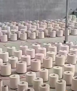 漂白纱，涤棉14支纱，库存棉纱，长期出售