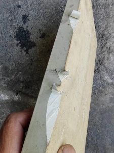 出售硬质PVC新料板材边角料,灰黑色和灰白色两种