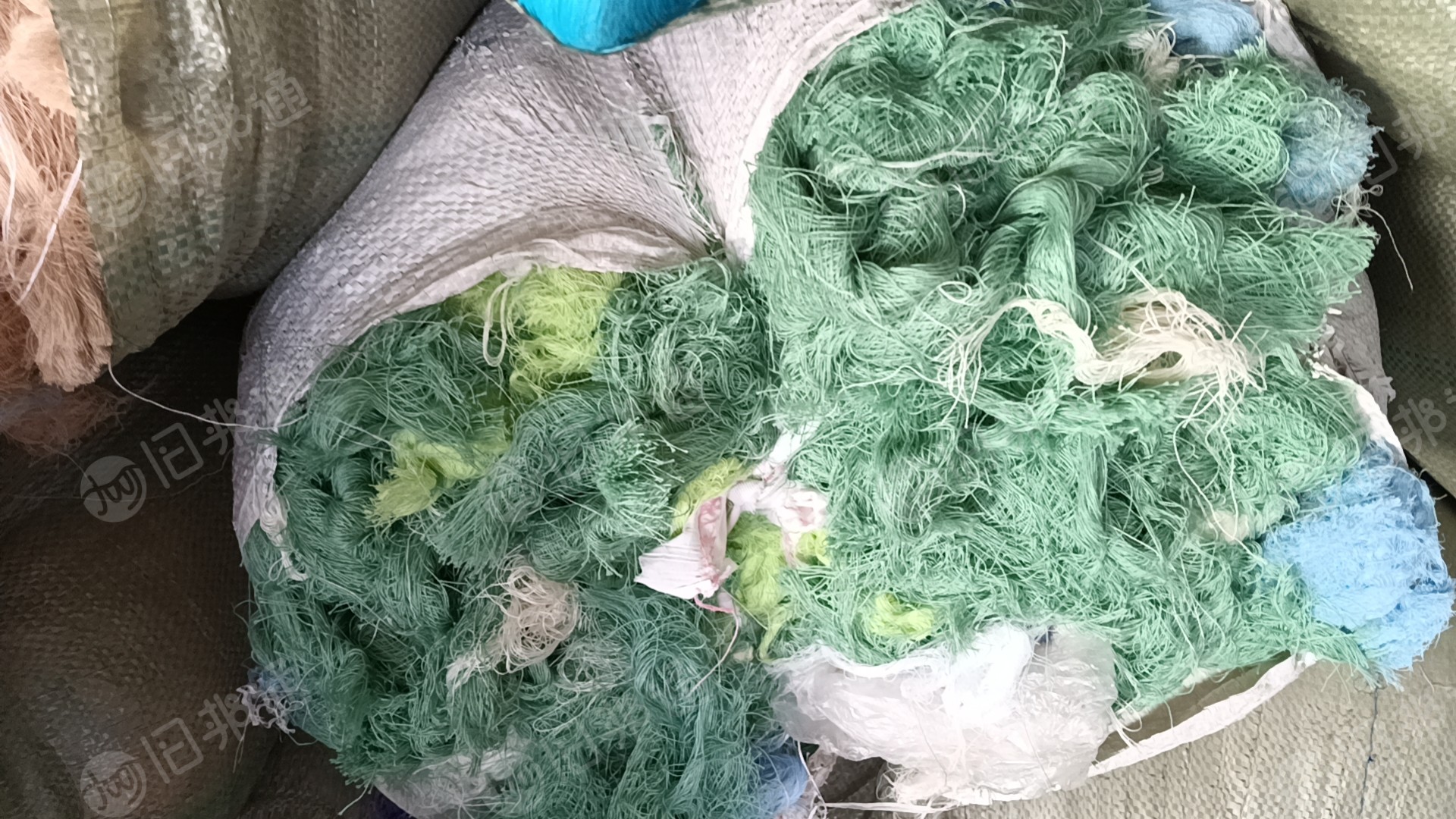 杂色纯棉纱线下脚料,大量出售