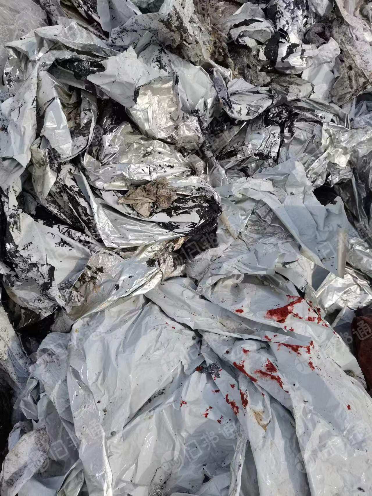 大量出售装玻璃胶下来的铝塑膜废料