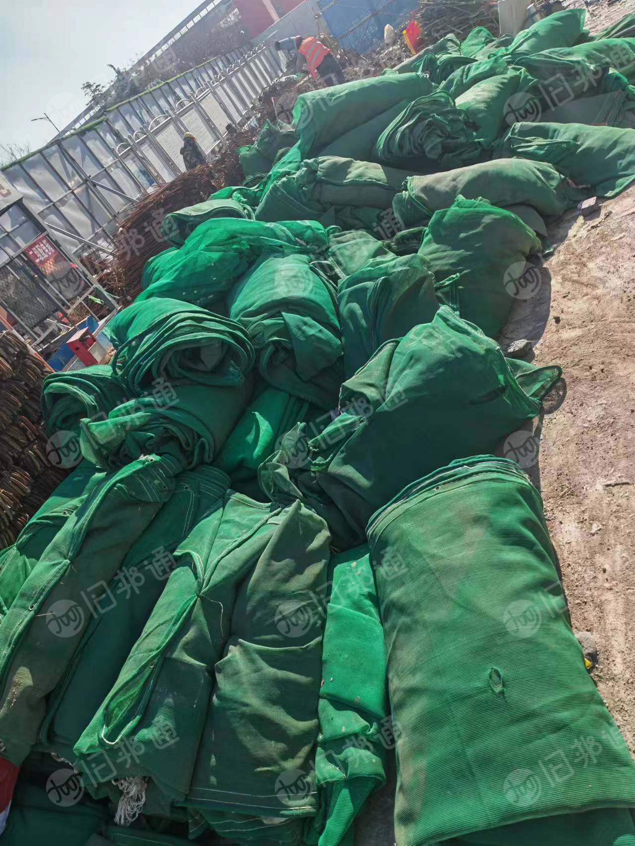 建筑工地下来的安全网废料,现货十几吨,长期出售