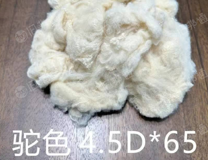 1.5D*38 普黑 2.5D*51 中黑;4.5D*65 驼色,黑色涤纶短纤,大量出售
