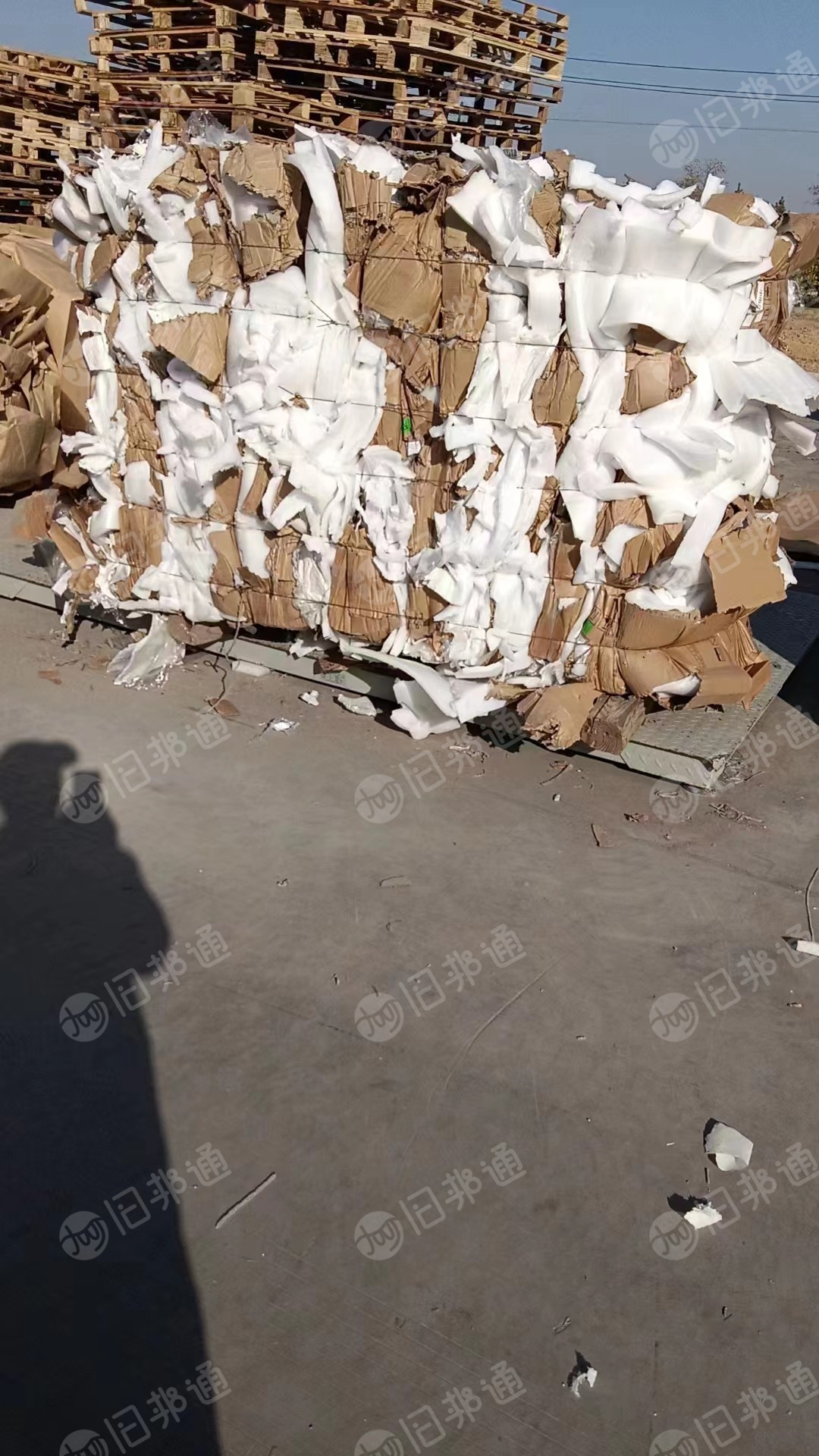 出售纸板,珍珠棉,空心板一起混打的料