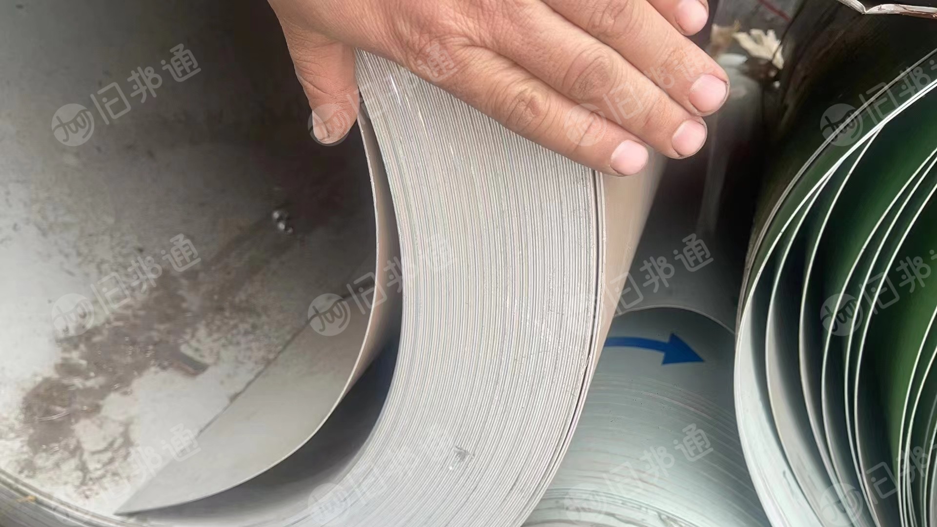 处理一批1100卷铝皮,95吨左右
