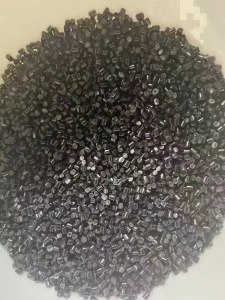 黑色高低压颗粒，PE再生料，注塑用，长期出售