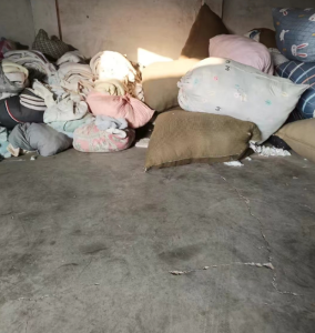 开花厂大量回收枕芯棉丝绵下脚料