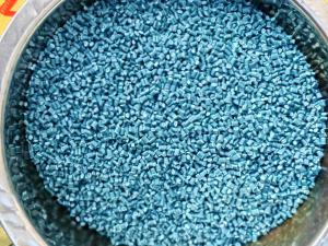 蓝色高低压颗粒，注塑用，长期出售