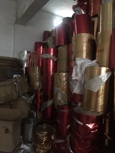 出售电化铝烫水松纸料,规格400-520标准卷