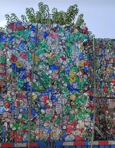 出售易拉罐压块