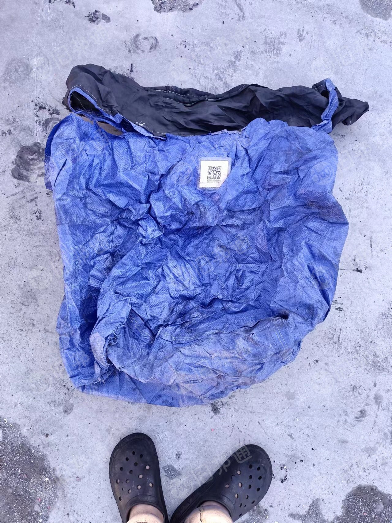 干造吨包袋,杂色的,PP快递中转袋,造黑色颗粒用