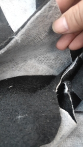 汽车内饰厂家出售汽车内饰地毯复合料，EVA废料