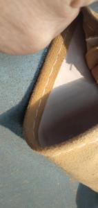 PU革边角料回收，做手套用