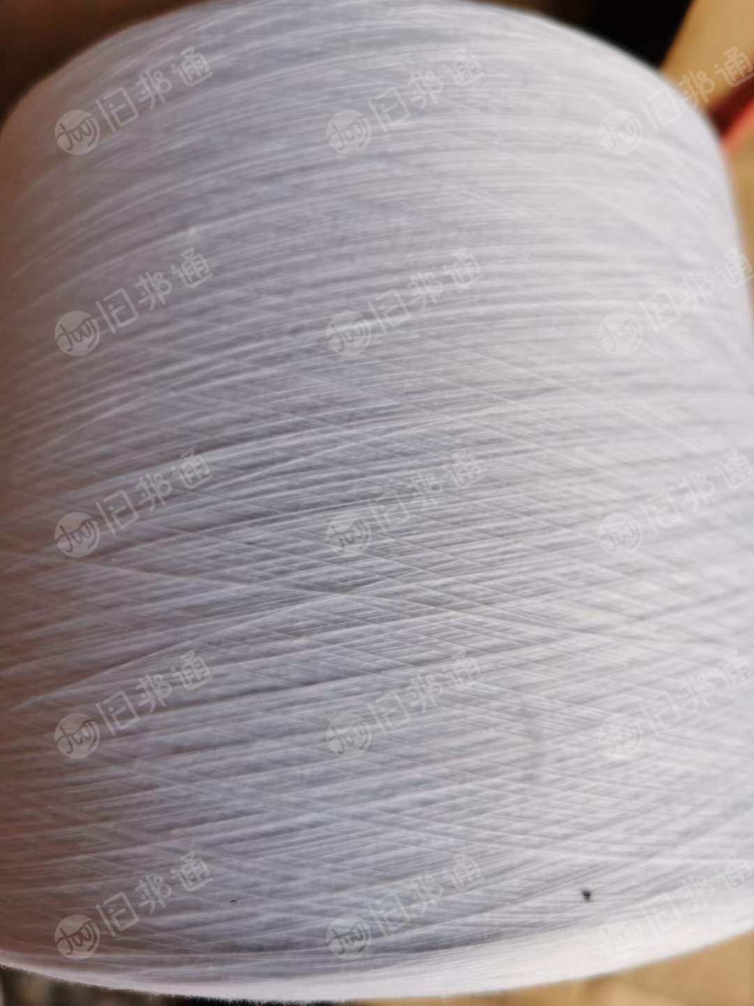 正品涤棉精梳漂白32单纱出售（80涤20棉），大货20吨