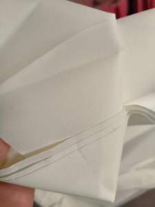 白色轻胶涤纶白色废布10吨出售