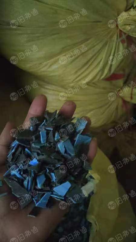 HDPE波纹管破碎料,蓝线管破碎料,无杂质,现货20多吨,长期出售