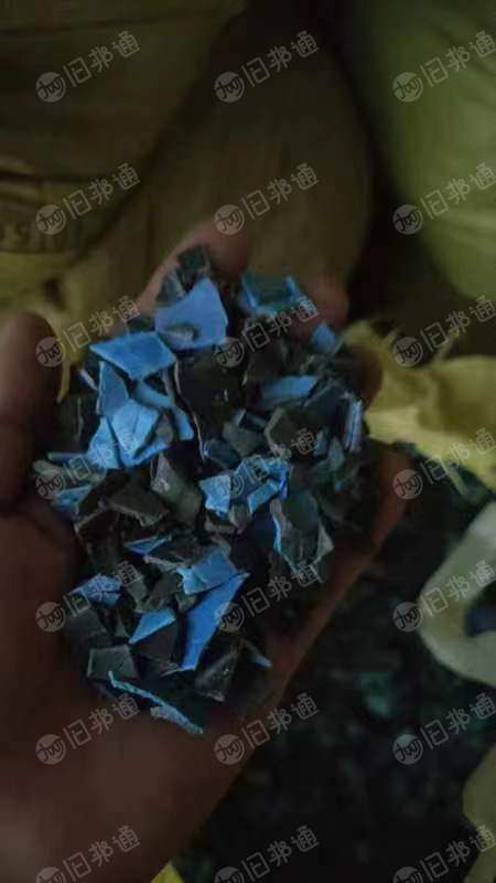 HDPE波纹管破碎料,蓝线管破碎料,无杂质,现货20多吨,长期出售