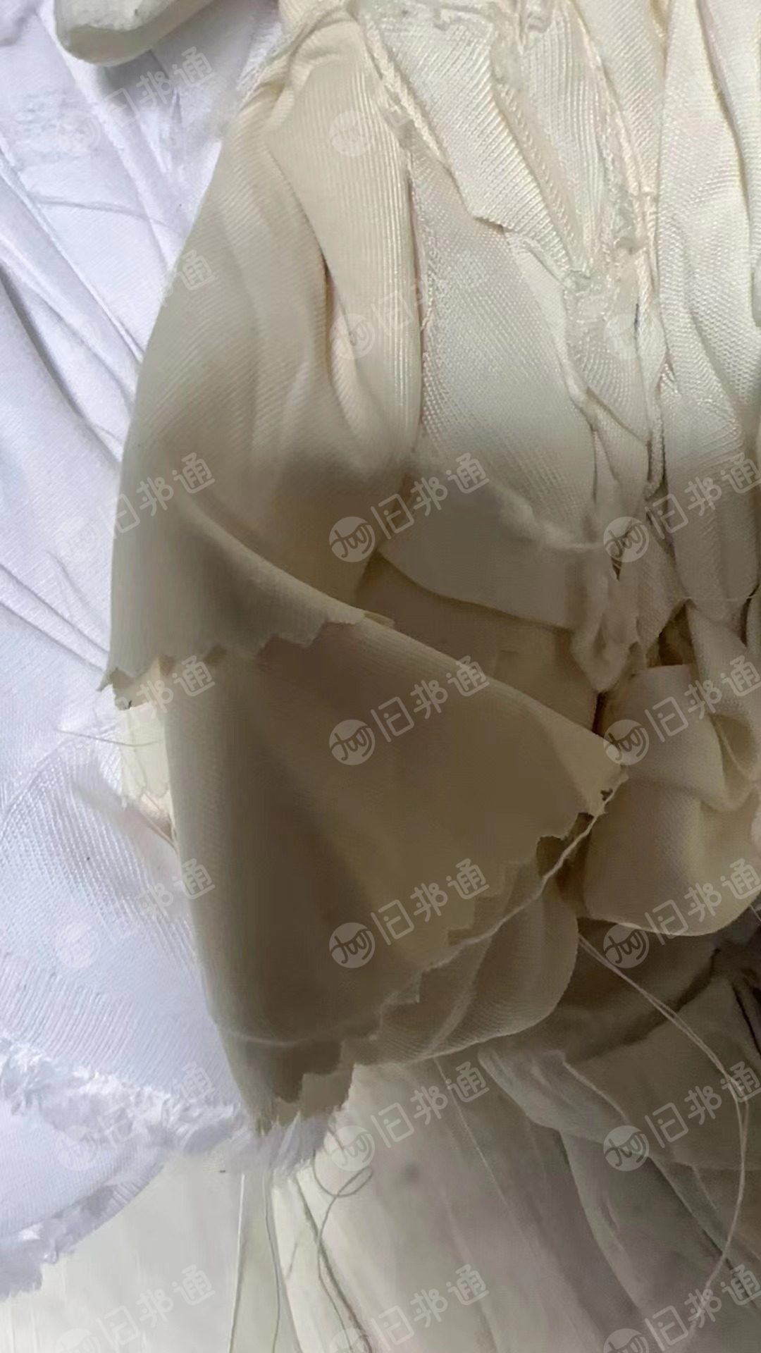 白色涤棉废布头,涤纶废布,开花用,大量出售