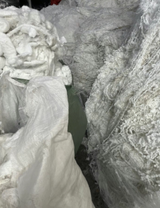 大量回收涤纶氨纶废丝开花原料