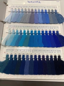 三山色卡染色大化纤 现货供应21支32支颜色齐全~不含双酚A~品质保证，厂家长期大量出售