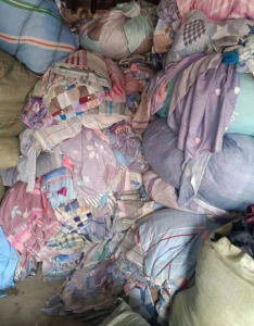 全棉,化纤碎布各式造粒开花料长期出售