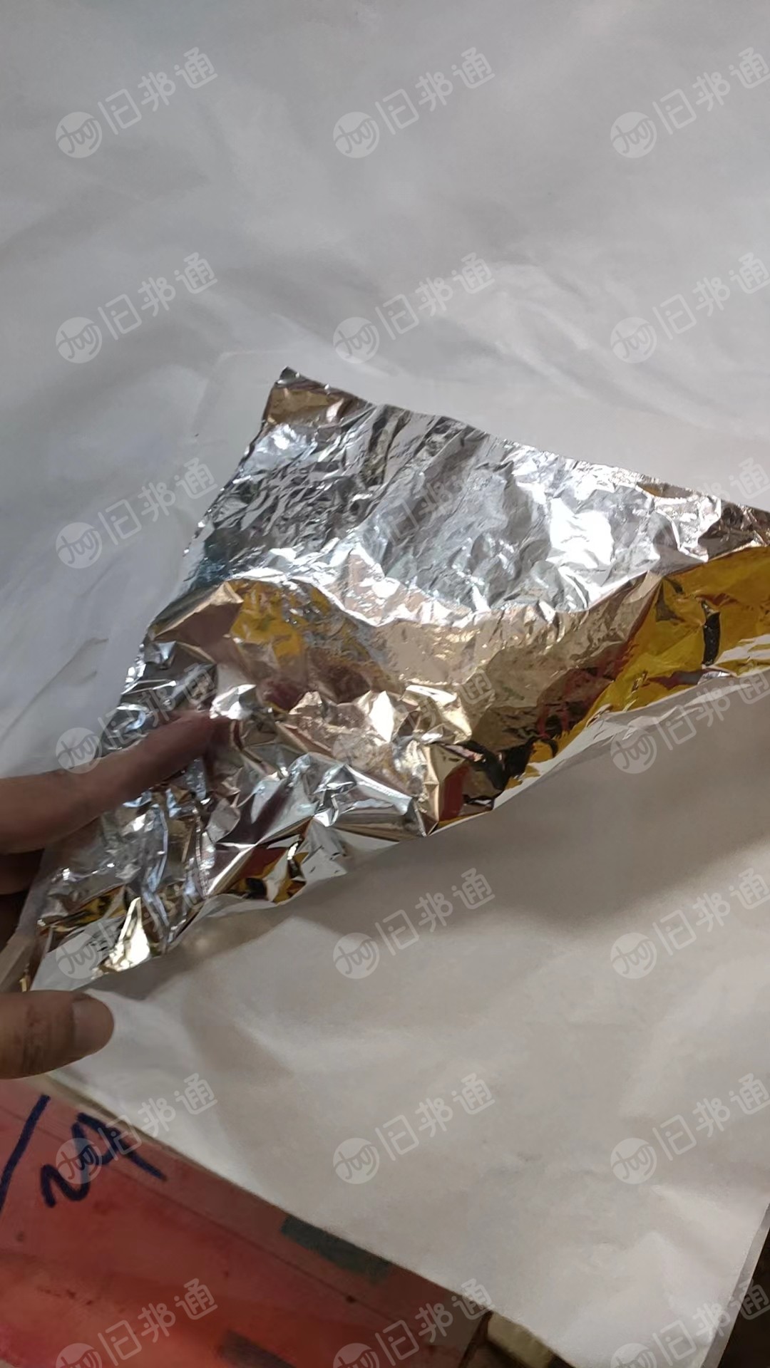 处理一批铝箔纸,一面铝箔一面纸