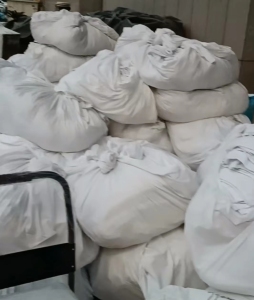 纯棉旧床单被套，毛巾浴巾，酒店布草，大量出售