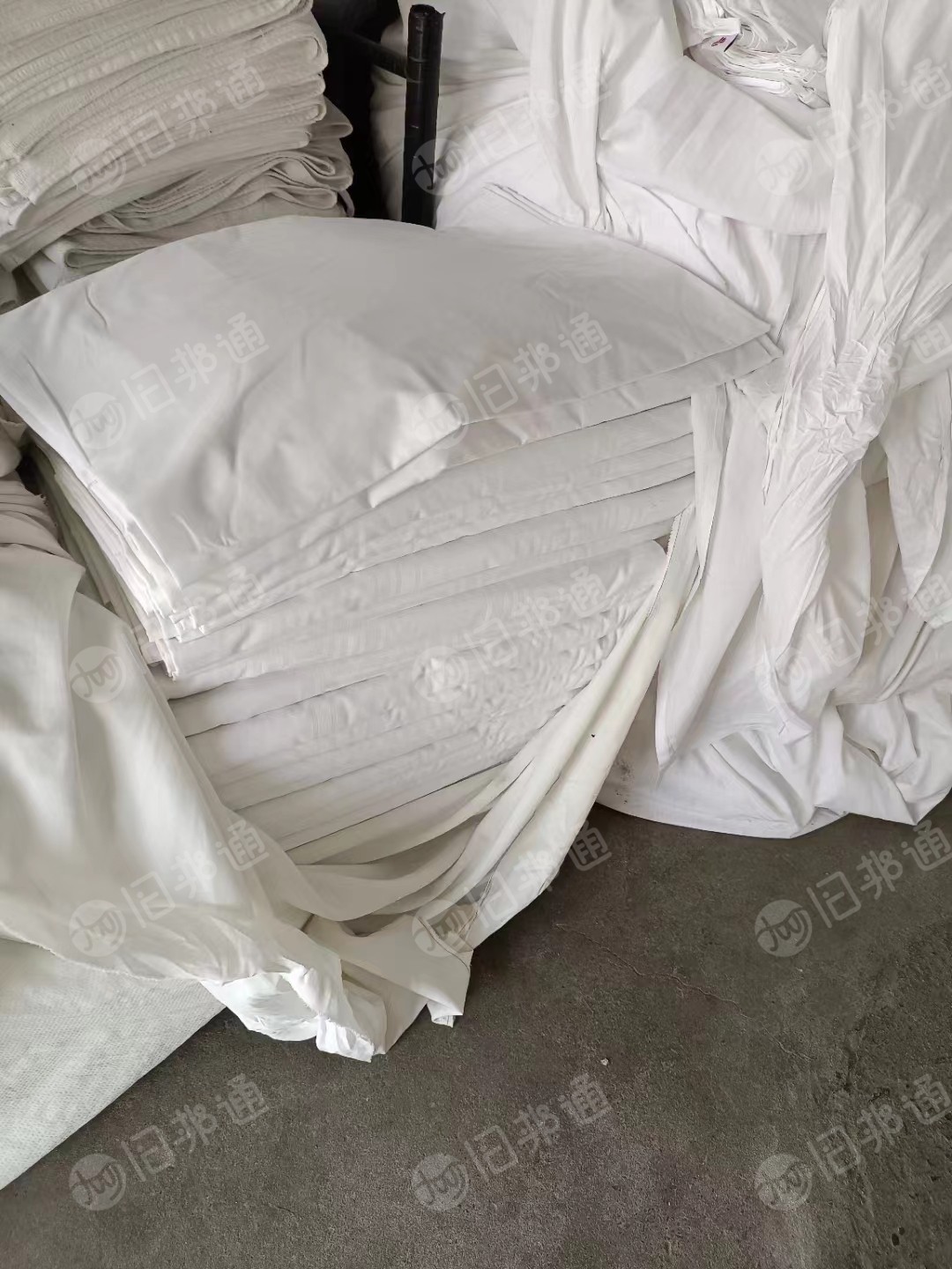 纯棉旧床单被套，毛巾浴巾，酒店布草，大量出售