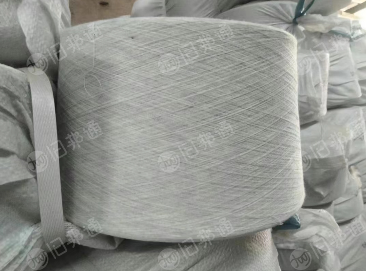 浅麻灰库存棉纱40多吨出售