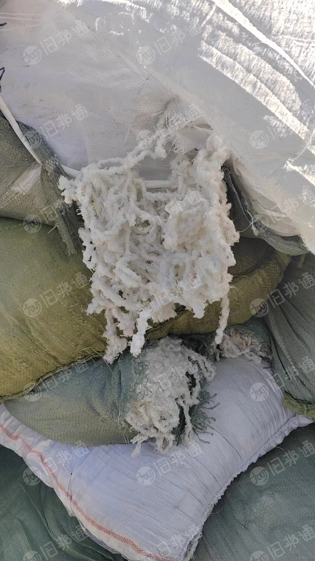 涤纶废丝,涤纶废布,干丝,大量回收