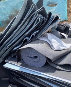 出售复合毛毡汽车内饰，尼龙高压聚酯复合，月供200吨