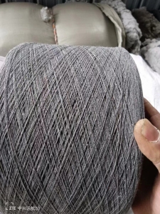 出售30吨库存灰麻纱纱线