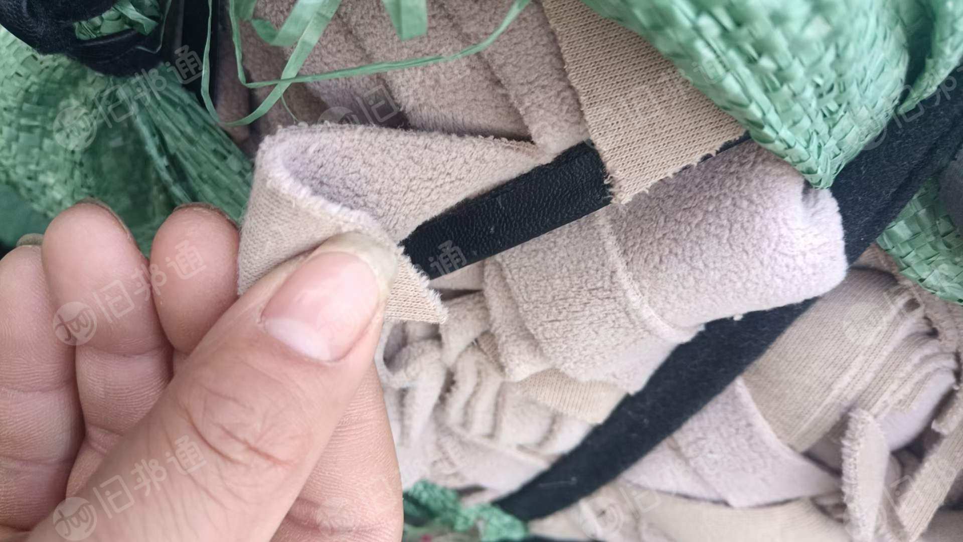 针织涤棉复合边角料10吨左右出售