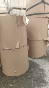 处理一批卷筒书本纸，一卷598公斤，有十几卷