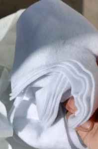 长期供应白色无纺布开花料，全白无杂质