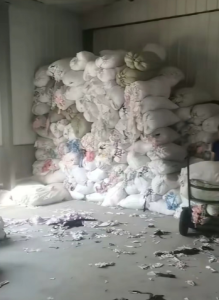 浅色开花料白色开花料碎布长期供应