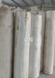 纯pp白色无纺布造粒布,现货十几吨,长期出售