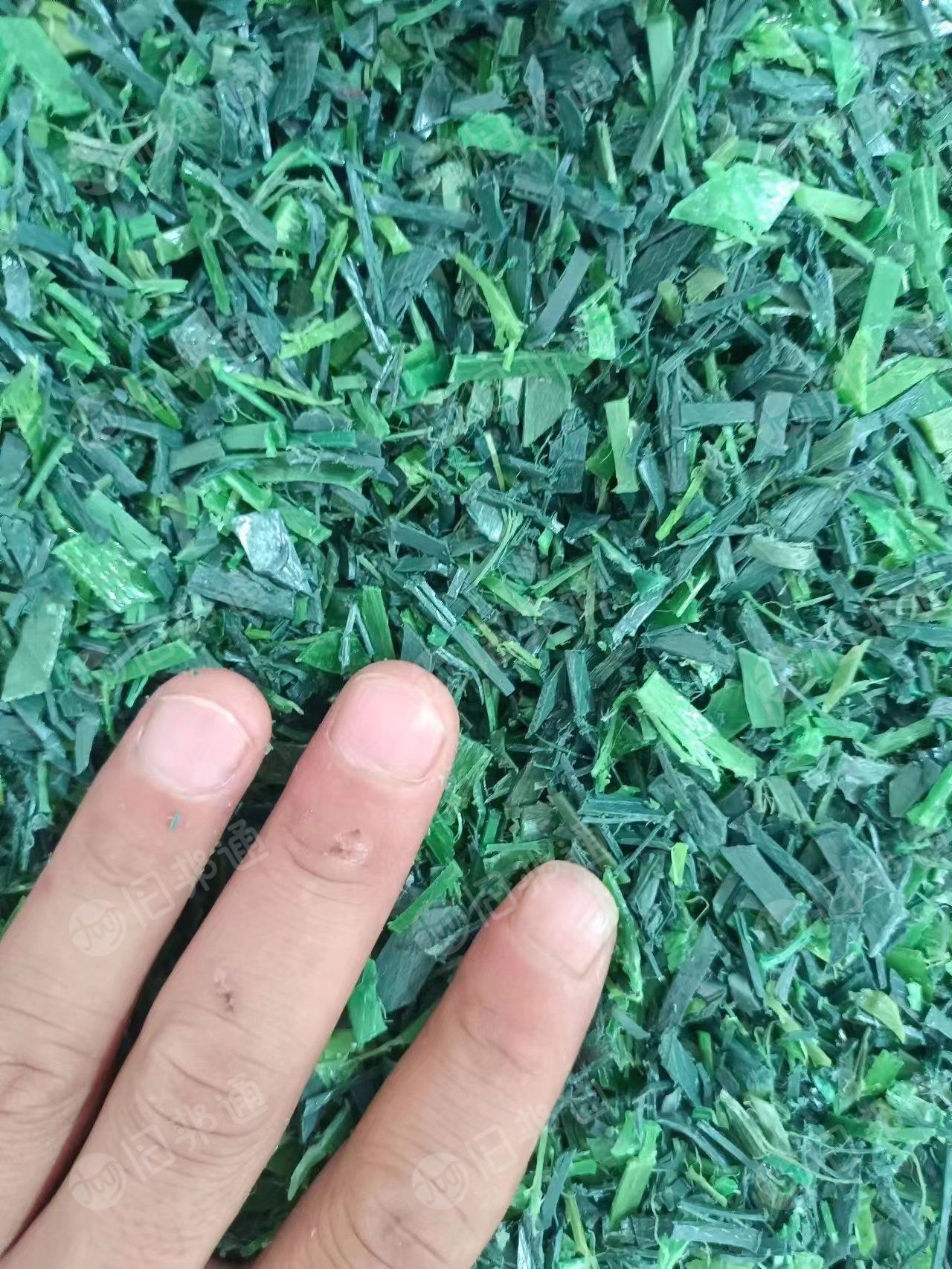 干粉PET聚酯打包带粉碎料出售,月供100多吨