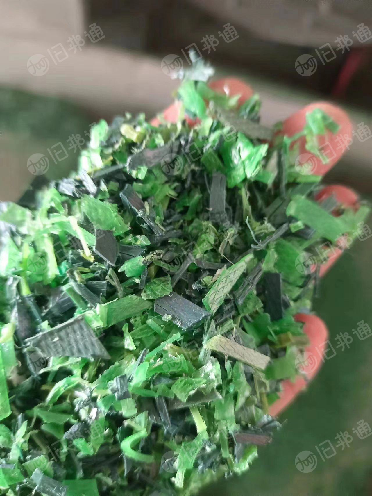 干粉PET聚酯打包带粉碎料出售,月供100多吨