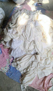 常年供应旧衣服剪好的大白