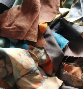 全国真丝否云纱边角库存大量回收