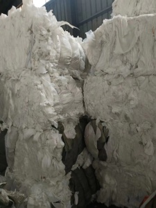 涤纶黏胶无纺布下脚料，配比，大量出售