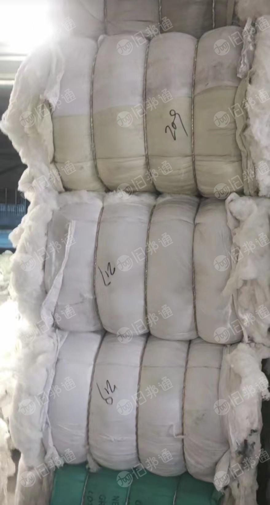 出售土工布原料,丝绵开松料